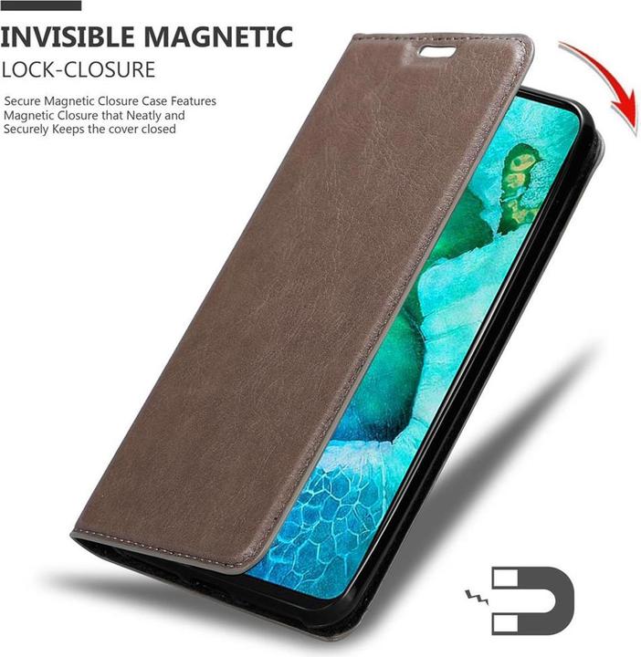 Actual product image Cadorabo Book Invisible Magnet Cover (Honor View 30 Pro)