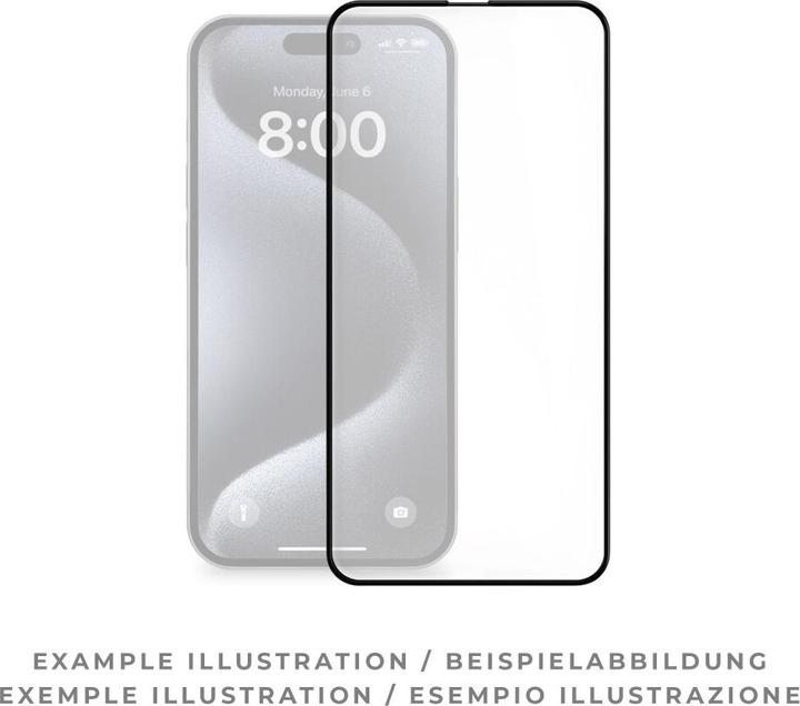 Produktbild prio 3D Panzerglas Displayschutz (1 Stück, Apple iPhone 16e)