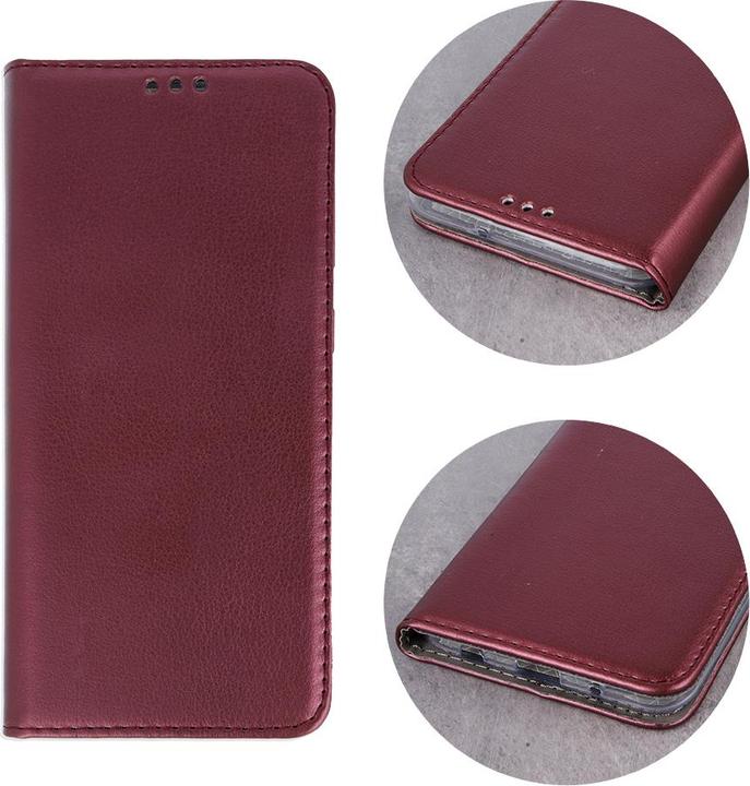 Actual product image OEM Smart Magnetic case for Samsung Galaxy S23 FE burgundy (Samsung Galaxy S23 FE)