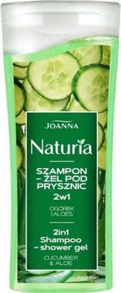 Image du produit Joanna Naturia 100ml Shampooing Gel Douche 2in1 Concombre Aloe Vera (100 ml, Shampoing liquide)