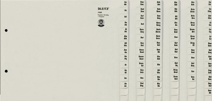 Produktbild Leitz Register Papier