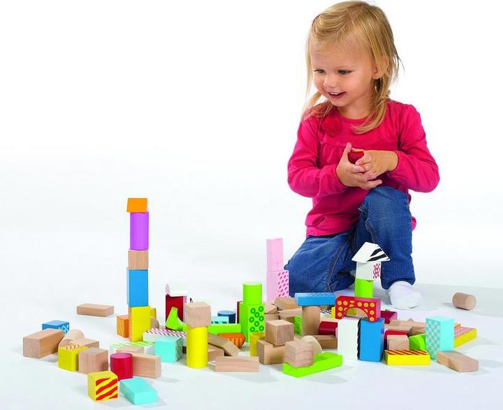 Actual product image Eichhorn Color wooden blocks 50