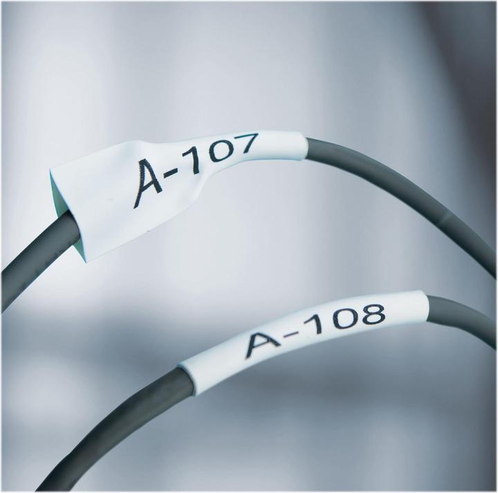 Produktbild Dymo XTL Heissschrumpfschlauch (3.50 cm, Weiss)
