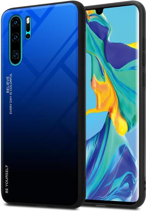 Produktbild Cadorabo TPU 2 Farben Glas Cover (Huawei P30 Pro)