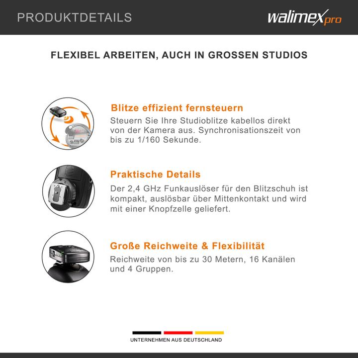 Produktbild Walimex pro pro Studioblitz Auslöser (Funk)