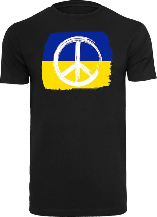 Actual product image Merchcode Peace - Flag Peace Basic T-Shirt Round Neck - 161087 (L)