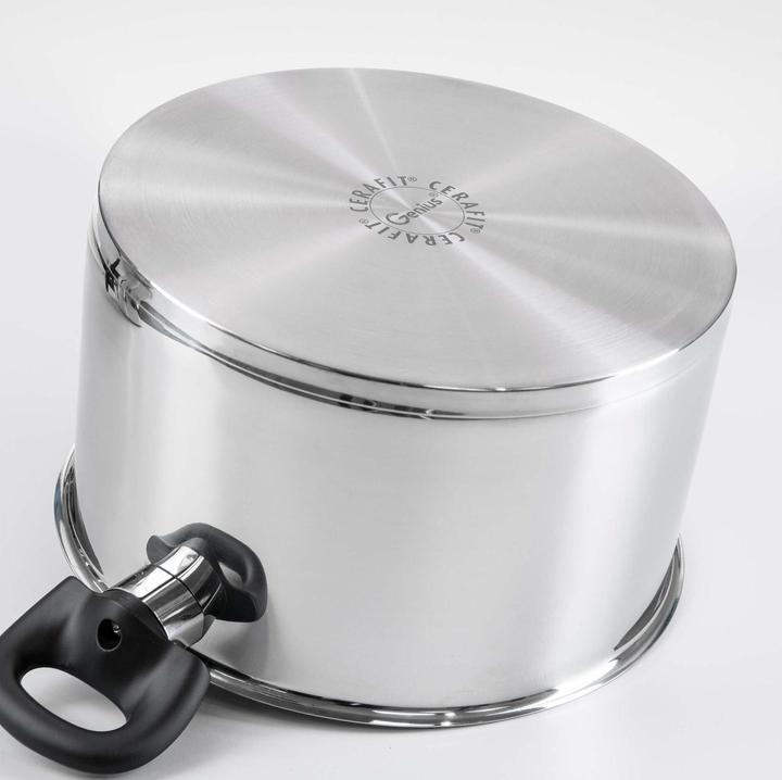 Actual product image Genius Cera Steel pot 20cm ed (20 cm, Pot, Stainless steel)