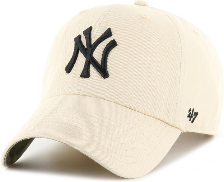 Actual product image 47 Brand Relaxed Cap CLEAN UP New York Yankees natural wood