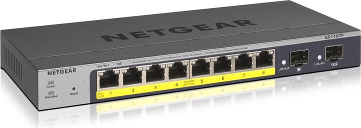 Actual product image Netgear GS110TP-300EUS (10 Ports)