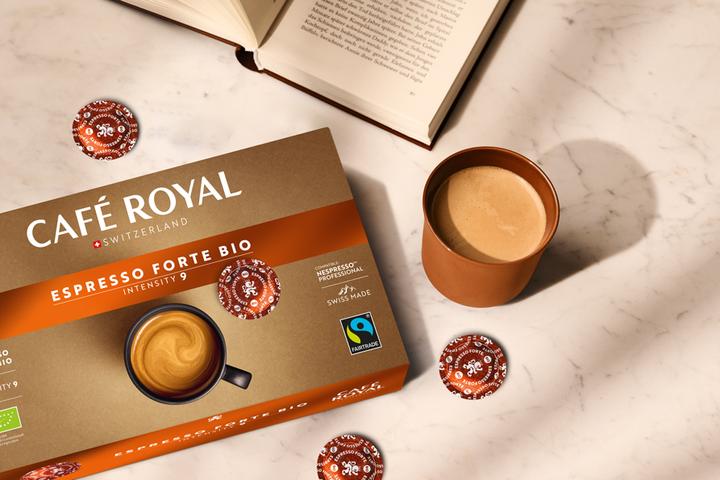 Actual product image Café Royal Espresso Forte Organic (50 x Port.)