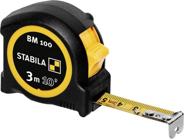 Immagine prodotto Stabila Metro a nastro tascabile BM 100, scala cm/pollici (cm)