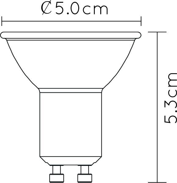 Produktbild Lucide GU10 (GU10, 5 W, 350 lm, 1 x, G)