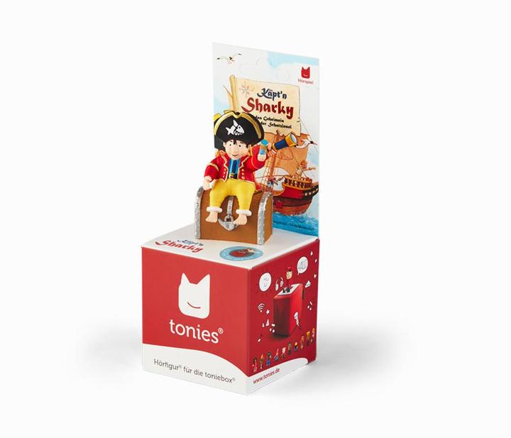 Actual product image Tonies Audio book Tonie - Captain Sharky and the secret of Treasure Island (German)