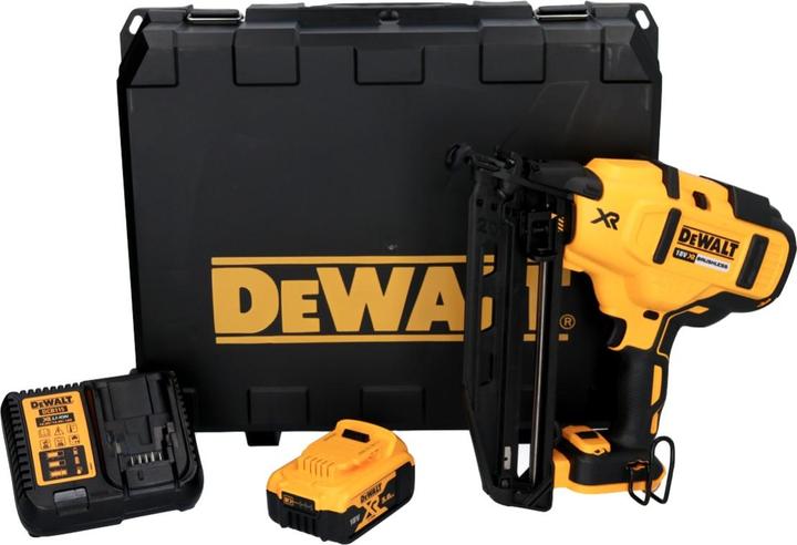 Actual product image DeWalt DCN 660 P1 Battery Nailer 18V 32-63 mm Brushless + 1x Battery 5,0 Ah + Charger + Case