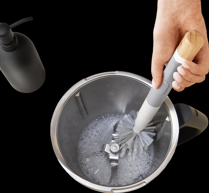 Produktbild Leckerhelfer Mixtopfbürste + austauschbaren Bürstenkopf passend für den Thermomix und weitere Mixtöpfe