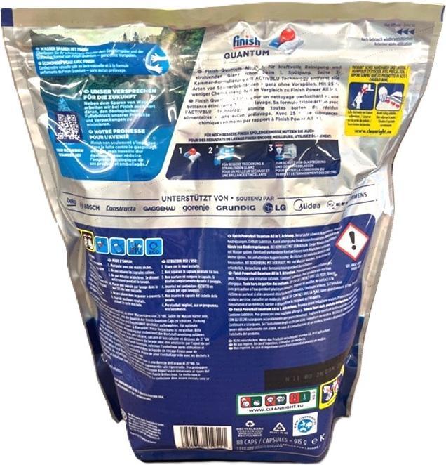 Image du produit Finish Powerball Quantum All in1 (Capsules, Solide, 88 x)