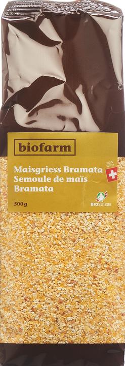 Actual product image Biofarm Corn semolina Bramata bud (500 g)