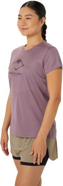 Actual product image ASICS Performance Fujitrail Logo Ss Top Lady Dusty Mauve (M)