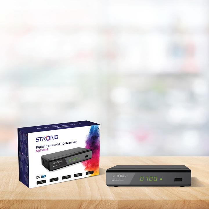 Immagine prodotto Strong SRT8119 Decoder T2 (0.06 GB, DVB-T2, Slot CI+)