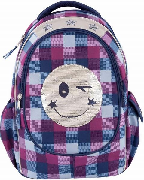 Produktbild Depesche TOPModel - Schulrucksack Pailletten Smiley blau