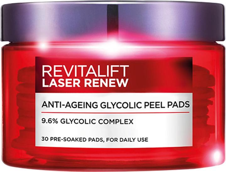 L'Oréal Paris L'Oreal Paris Revitalift Laser Renew Anti-Ageing Glycolic Acid Peel Pads 30