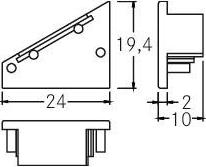 Actual product image Brumberg 53037260 53037260 BB end cap set
