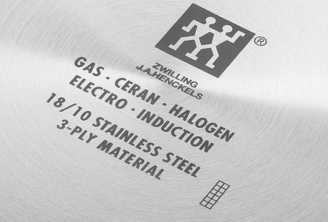 Actual product image Zwilling Wok Plus (32 cm, Wok, Stainless steel)