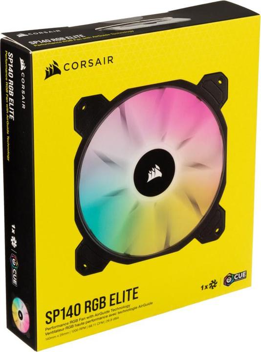 Image du produit Corsair SP140 RGB Elite (140 mm, 1 x)