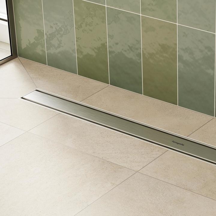 Actual product image hansgrohe HG RainDrain Compact complete shower channel set 1200mm (1200 mm)