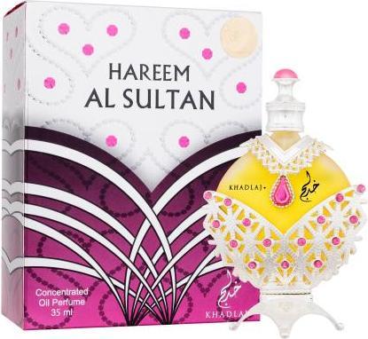Actual product image Hollister Khadlaj Women's Hareem Sultan Silver Attar Oil Perfume (Eau de parfum, 35 ml)