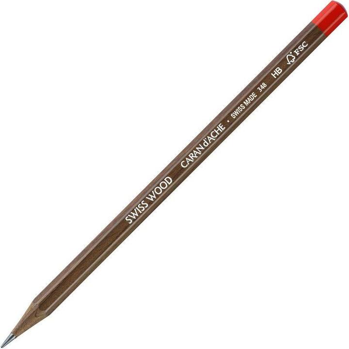 Actual product image Caran d'Ache Swiss Wood Graphitstift (2.10 mm, HB, 1 x)