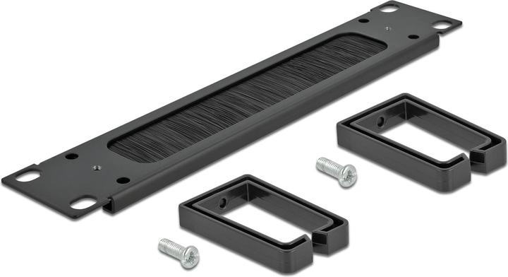Actual product image Delock Cable Management Brush Strip with 2 hooks