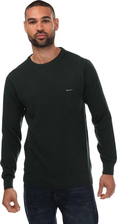 Actual product image GANT Mens Cotton Pique Crew Neck Sweatshirt (3XL)