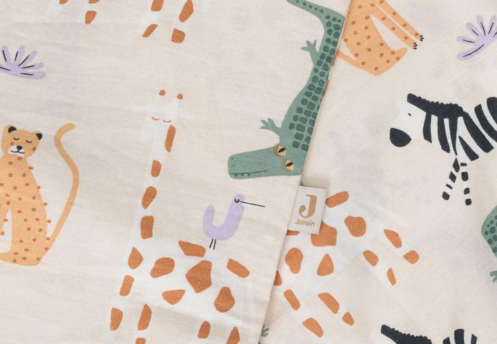 Image du produit Jollein Parure de lit bébé Jungle Jambo (100 x 135 cm, 40 x 60 cm)