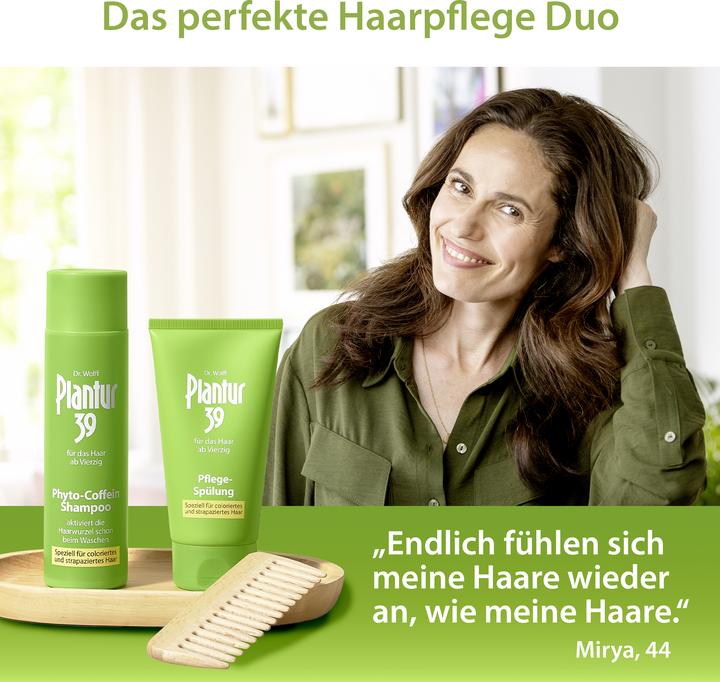 Immagine prodotto Plantur 39 Shampoo alla caffeina, specialmente per capelli colorati e danneggiati (250 ml, Shampoo liquido)