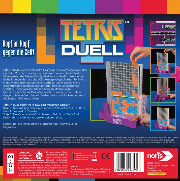 Actual product image Noris Tetris Duel (German)