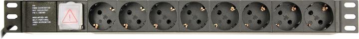 Produktbild Gembird EG-PDU-014 Stromverteilereinheit (PDU) 8 AC-Ausgänge 1U