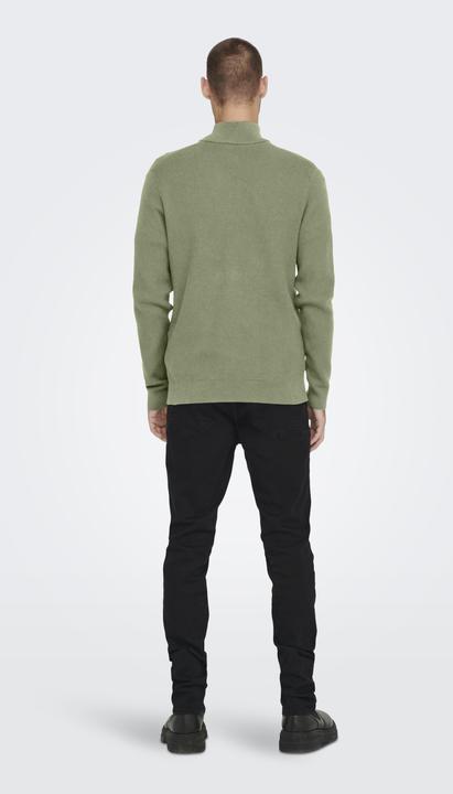 Image du produit Only & Sons Onsphil Reg 12 Struc Half Zip Knit Noos (XS)