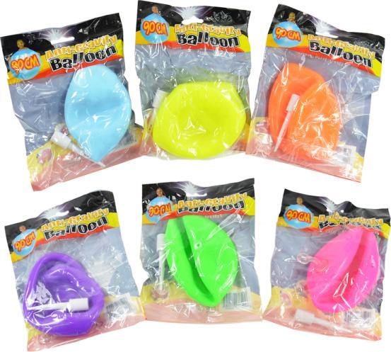 Produktbild Kögler Anti-Gravity Balloon, Blasenball, mit Aufblasröhrchen, Konfetti, 90cm