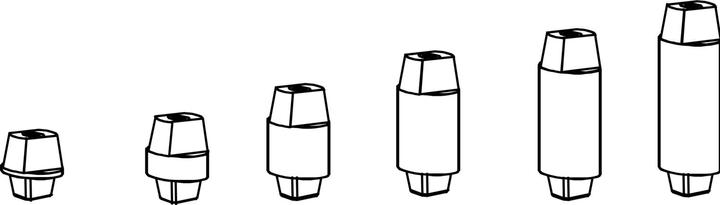 Actual product image Dormakaba thru axle for BTS 75V / 80 / 84 (Room door, Entrance door, Wooden door, French window)