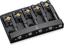 Actual product image Schaller 3D-5 Bass Bridge black chrome
