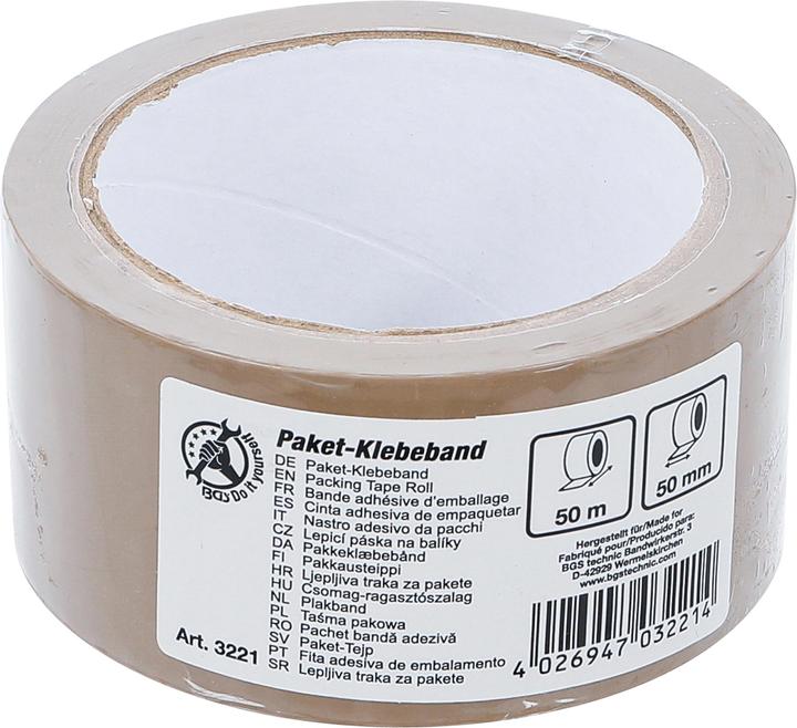 Actual product image BGS Parcel adhesive tape brown 50 mm x 50 m (50 mm)