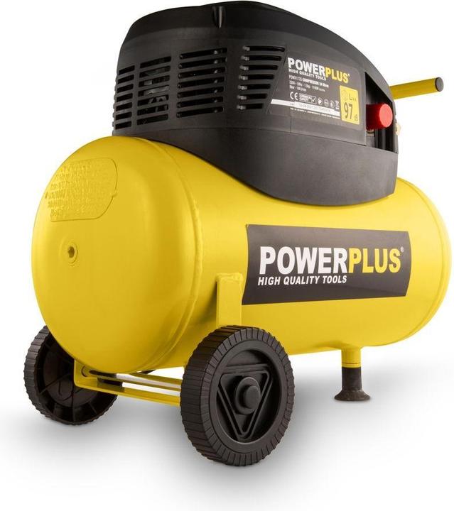 Produktbild Powerplus Kompressor 1100W 24L ölfrei (8 Bar, 24 l)