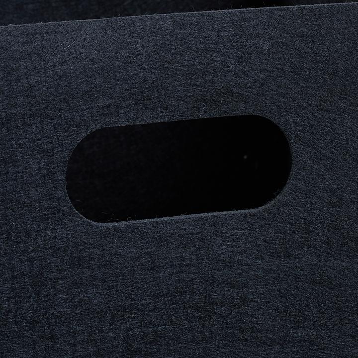 Actual product image Relaxdays Square Felt Basket (30 x 30 x 30 cm, 23 l)