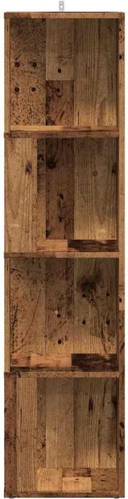 Image du produit VidaXL Eckregal Altholz-Optik 33x33x132 cm Holzwerkstoff (33 x 33 x 132 cm)
