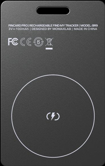 Image du produit Momax PinCard Pro Rechargeable Find My Tracker