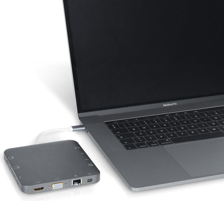 Actual product image eSTUFF ES623008GR (USB-A, USB-C, 1 ports)