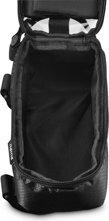 Produktbild Hama Fahrrad-Rahmentasche mit durchsichtigem Handy-Fach, für Oberrohr, Schwarz (1.70 l, Rahmentasche)