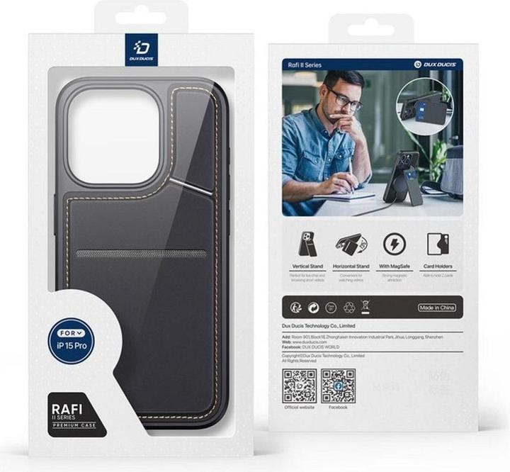 Immagine prodotto Dux Ducis Custodia rigida in PC e TPU della serie Rafi II Mag (Apple iPhone 15 Pro)