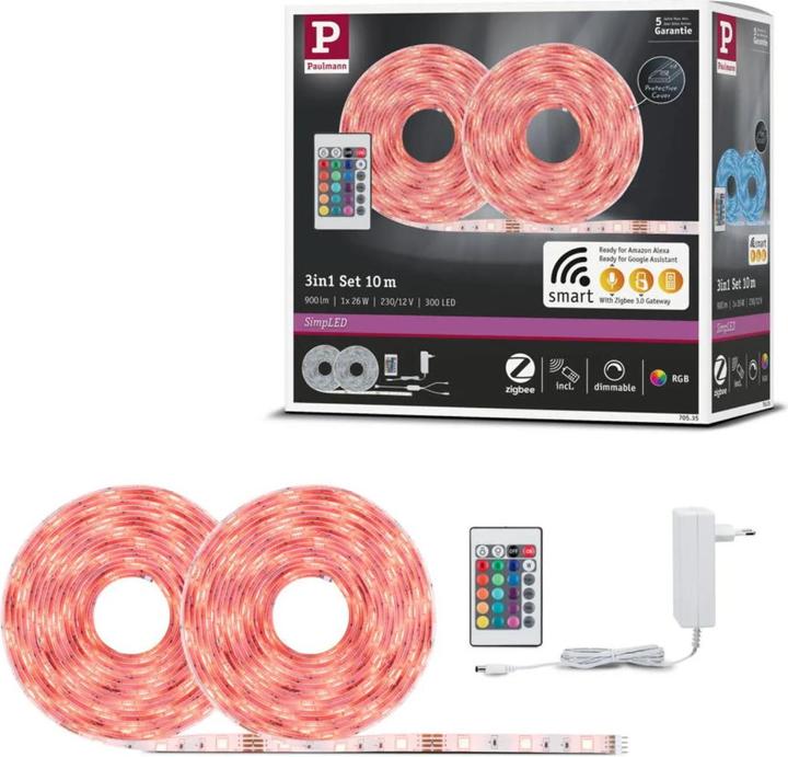 Produktbild Paulmann SimpLED LED Stripe Set (RGB, 1000 cm, Indoor)